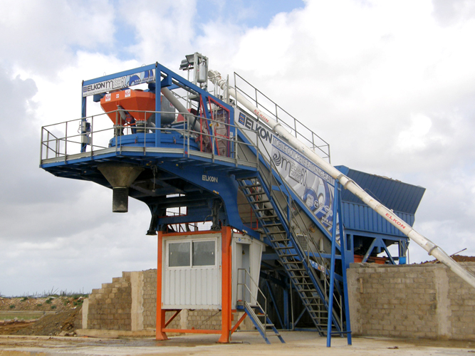 Read more about the article Elkon Mobile Concrete Batching Plant has Started Concrete Production in the Caribbean